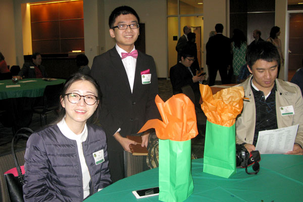 UT Dallas finance students at the Finance Awards Banquet